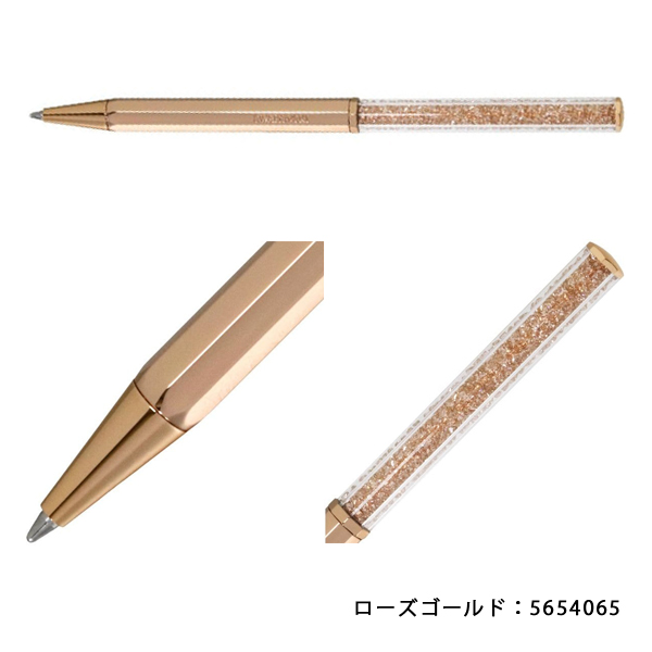 SWAROVSKI（スワロフスキー） クリスタルライン ボールペン ローズ