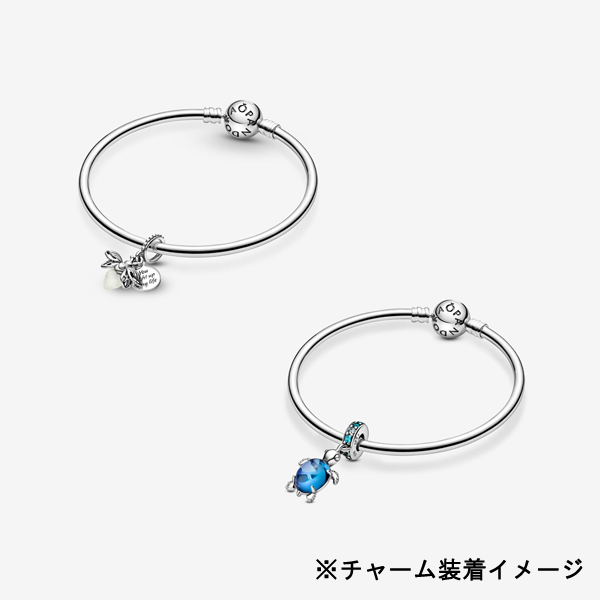 パンドラ チャーム ブレスレット レディース ホタル/ブルー亀/ピンク亀