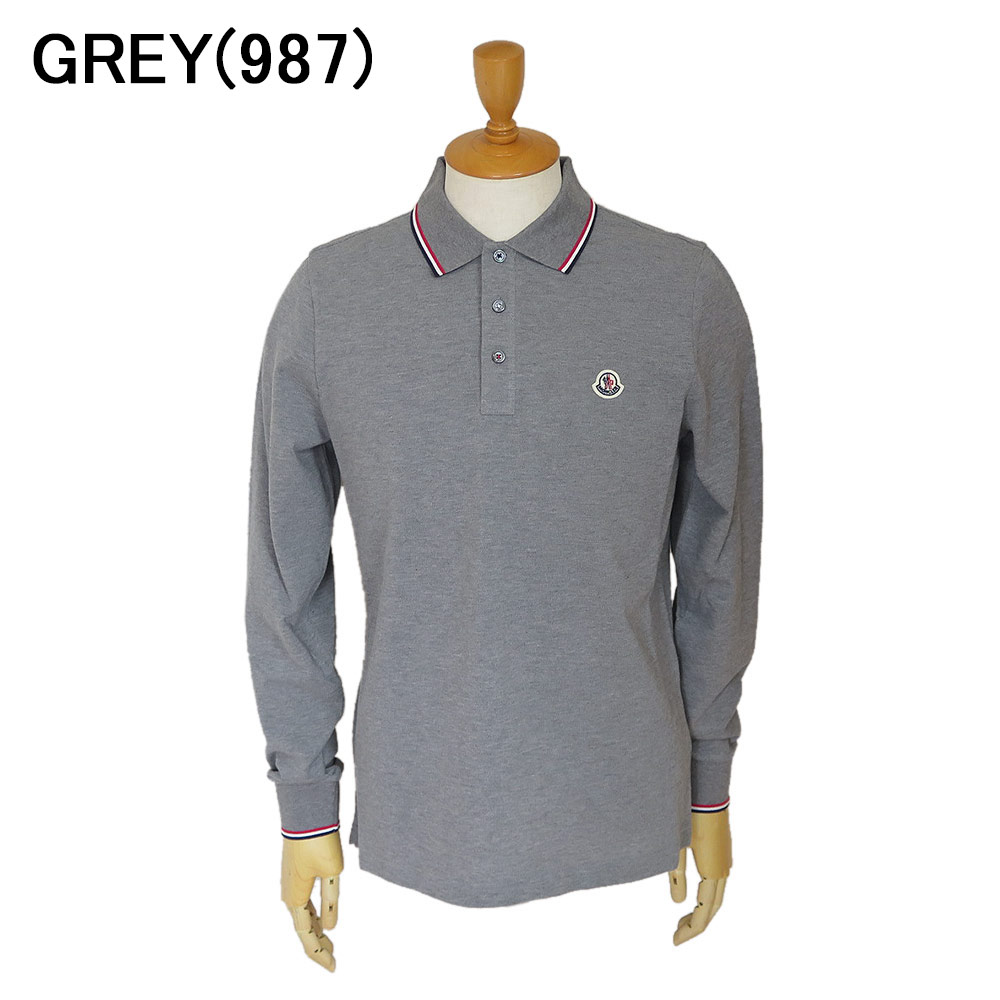 MONCLER（モンクレール） ポロシャツ 長袖 メンズ 8B70100 84556
