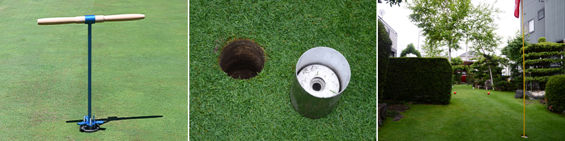 国産ホールカッター センタースパイク付 ゴルフ : 芝生のことなら