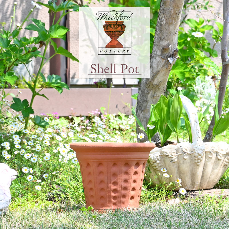 ウィッチフォード 植木鉢 シェル ポット 直径23cm 約7.5号鉢 Whichford
