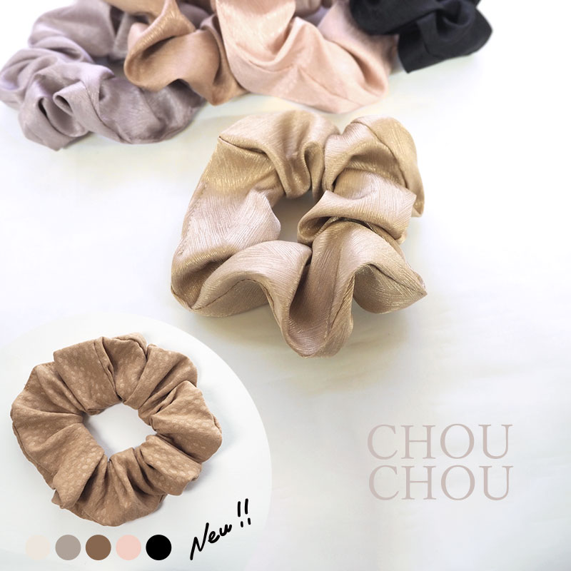 BLAZE シュシュ ダークカラー ヘアアクセサリー アクセサリー