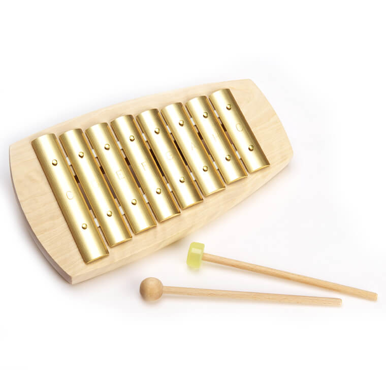 鉄琴 楽器 おもちゃ アウリス シェルズグロッケン ダイヤトニック8音