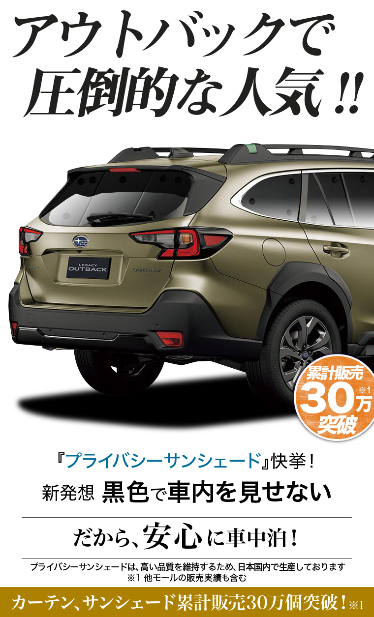 超P祭600円 新型 レガシィ アウトバック BT5型 BT9型 専用