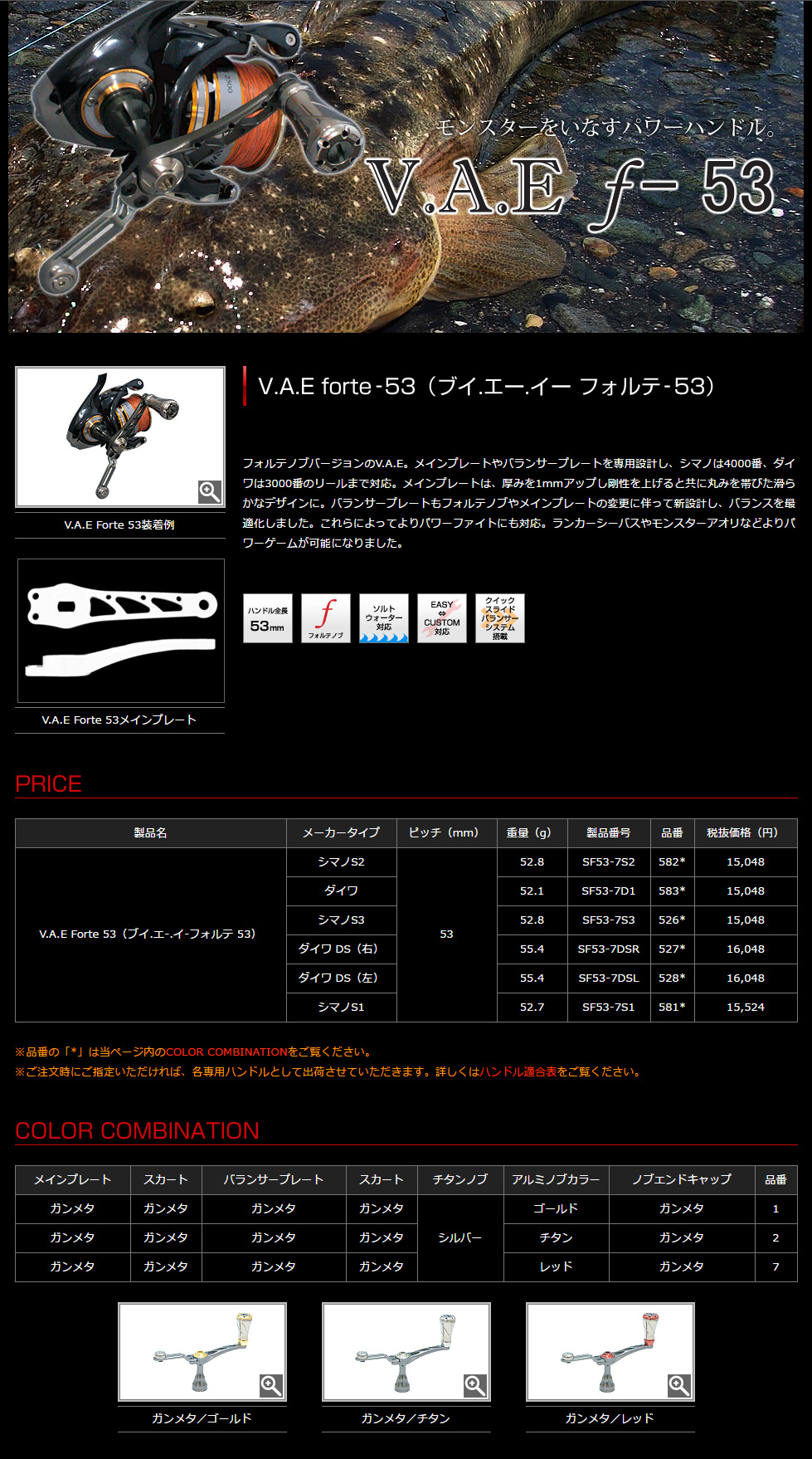 リブレ/LIVRE】 V.A.E Forte 53