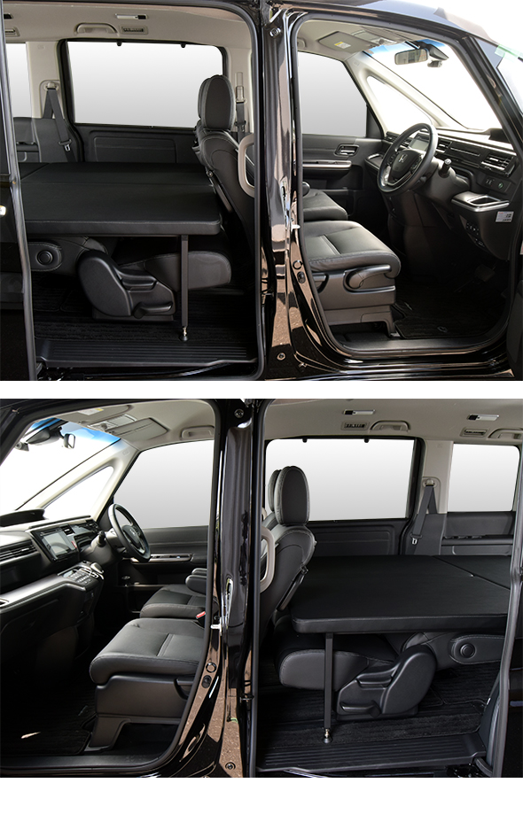 ステップ ワゴン ステップワゴン m.flat 両側乗車タイプ ベッドキット