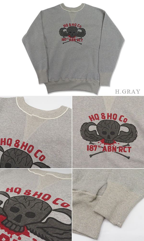 WAREHOUSE（ウエアハウス） 裏起毛 丸胴 セットインスリーブ