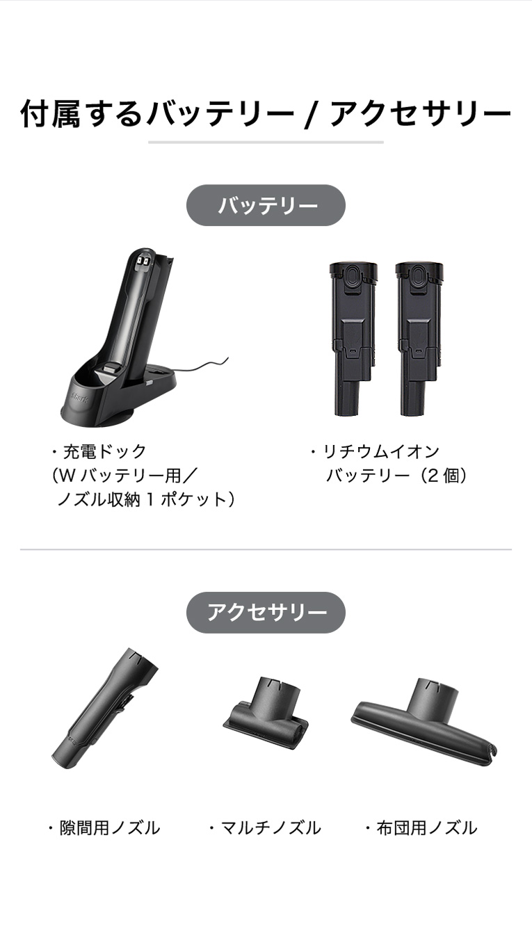 Shark（シャーク） Shark EVOPOWER エヴォパワー W35 充電式 ハンディ