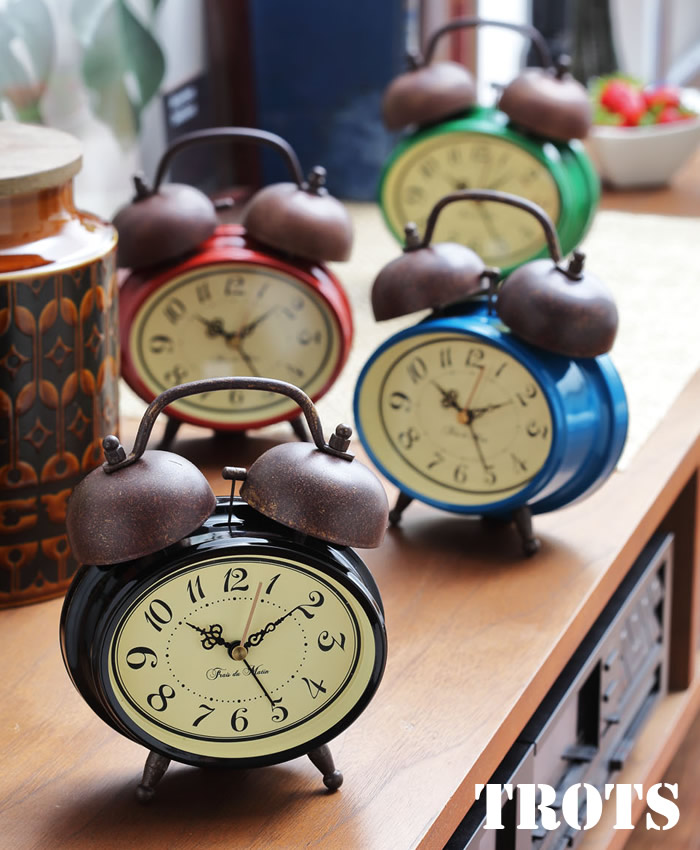 INTERFORM（インターフォルム） 目覚まし時計 大音量 アンティーク