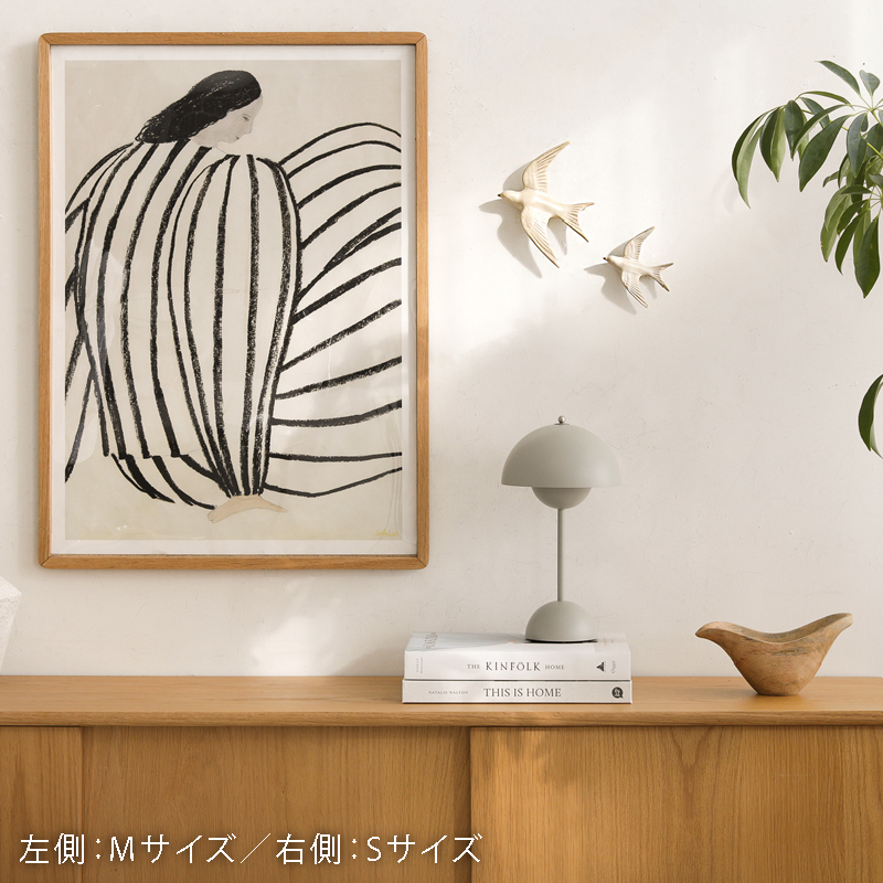 ウォールデコ Swallow スワロー Sサイズ 鳥 壁掛け 壁 壁飾り