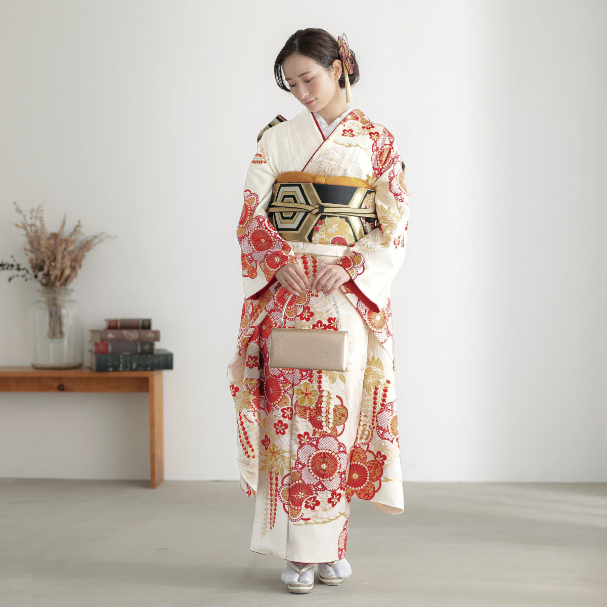 振袖 未仕立て お誂え 新品 成人式 : 京都着物レンタル夢館 Yahoo!店