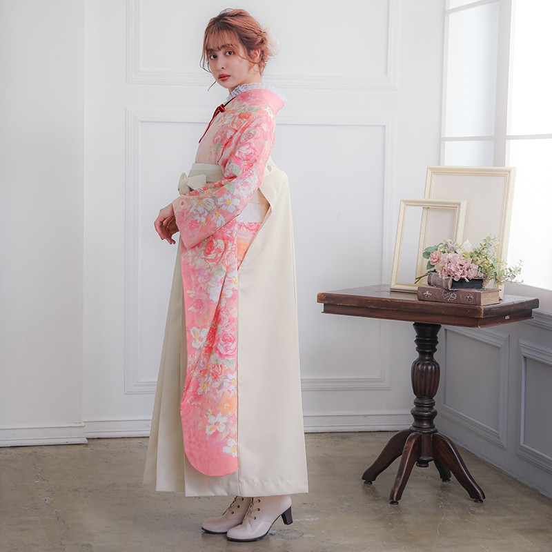 定価30800円セール開催中！卒業式 袴セット LIZ LISA ピンク 薔薇尽し