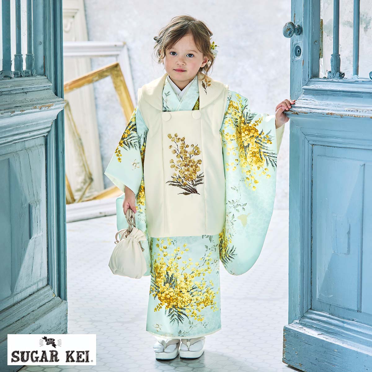 七五三 着物レンタル 3歳 753 シュガーケイ ブランド着物 女の子 フル