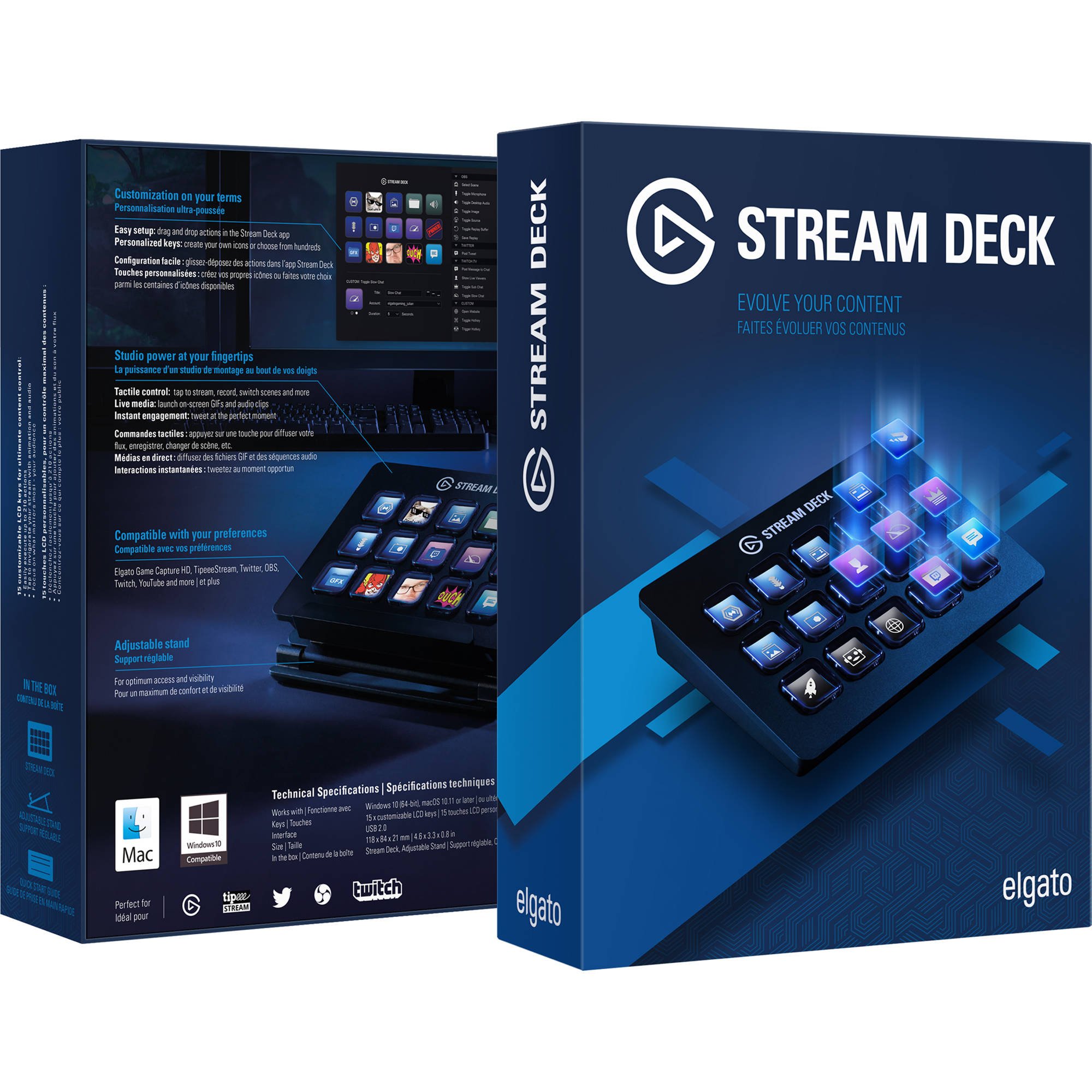 Elgato Stream Deck (10GBA9901) (15 Keys Deck) - Video Editing