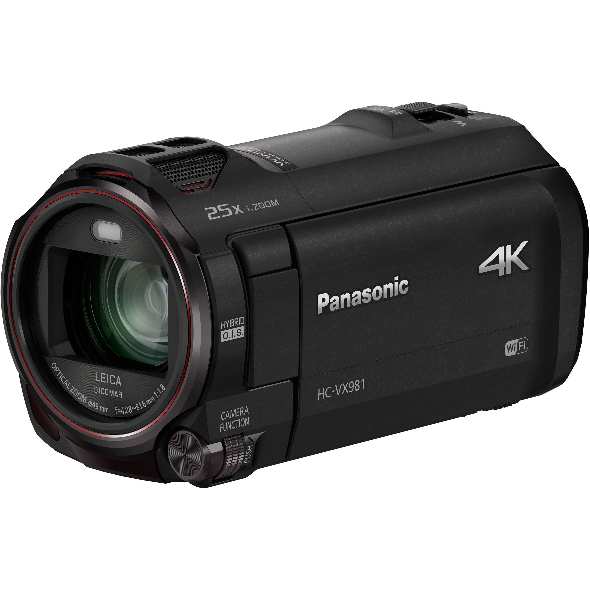 Panasonic HC-VX981K 4K Ultra HD Camcorder - Digital Point & Shoot