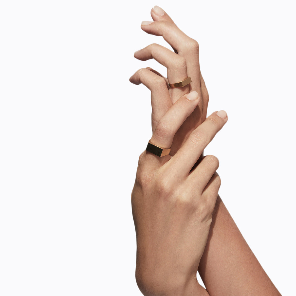 Signet Rectangle Ring S - SHIHARA