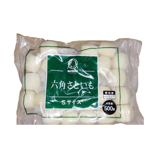 神栄 六角さといも Sサイズ 500g 冷凍 1パック※軽（ご注文単位1パック