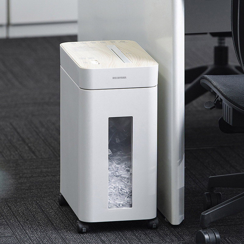 アイリスオーヤマ オフィスシュレッダー ホワイト OS-A17C-W 1台（ご