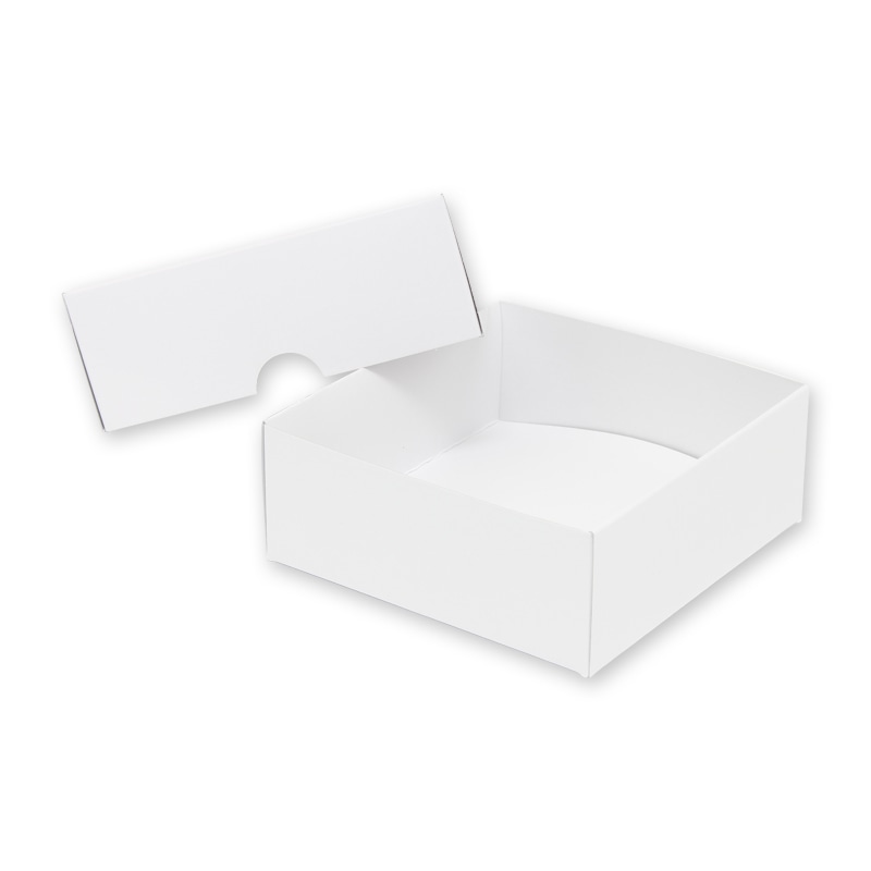 HEIKO 箱 デラックス白無地箱(エスプリ) BE-2 ベルト 10枚/袋