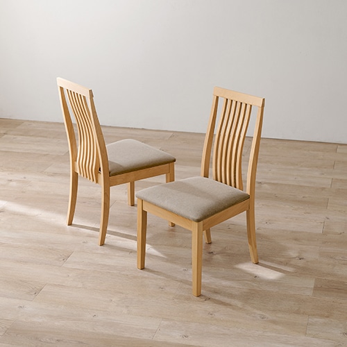 萩原 ダイニングチェア 幅44cm ベージュ MI-8635NA-BE 1台（ご注文単位