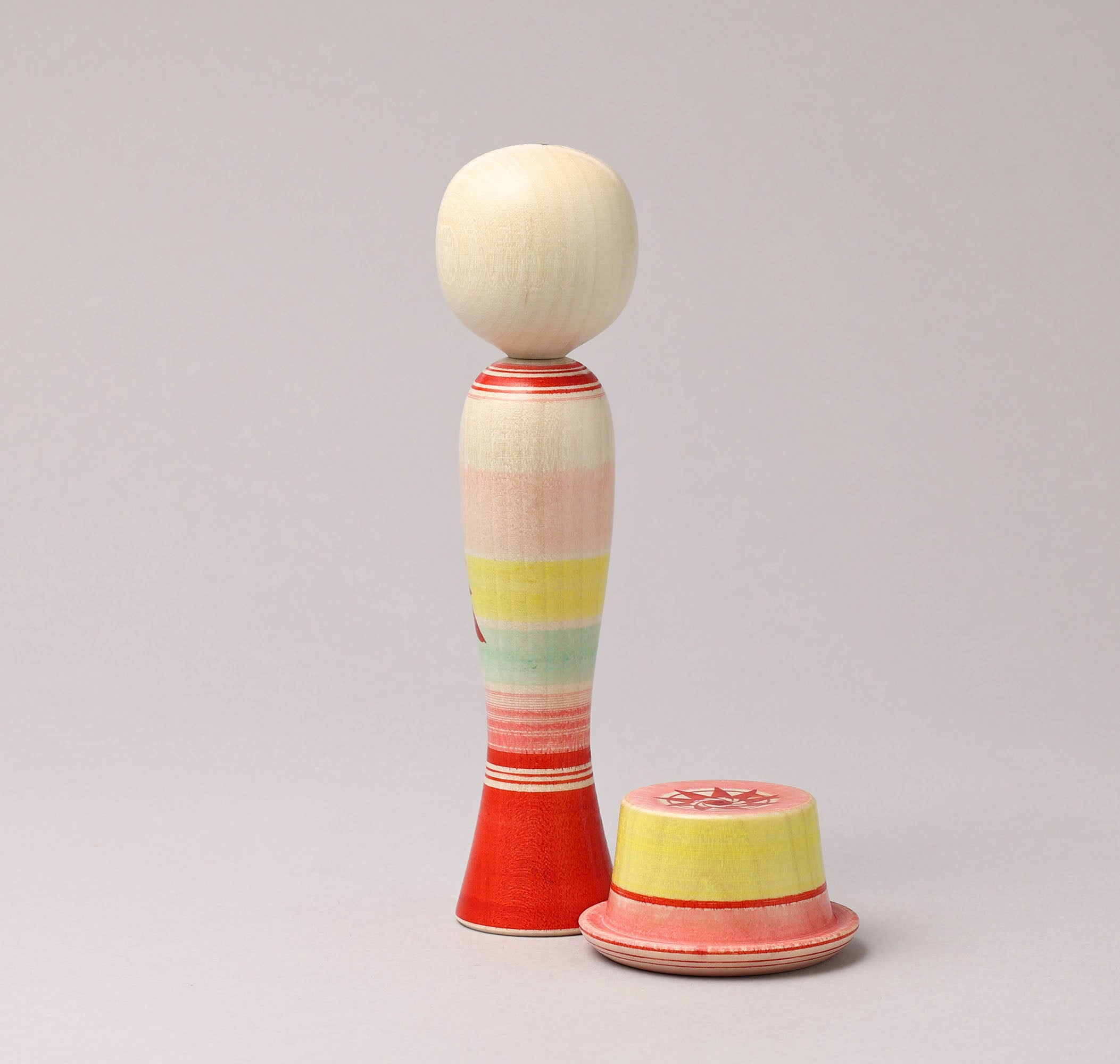 OHNUMA Hideaki 大沼秀顕工人 | Boushi-hat kokeshi - 帽子こけし