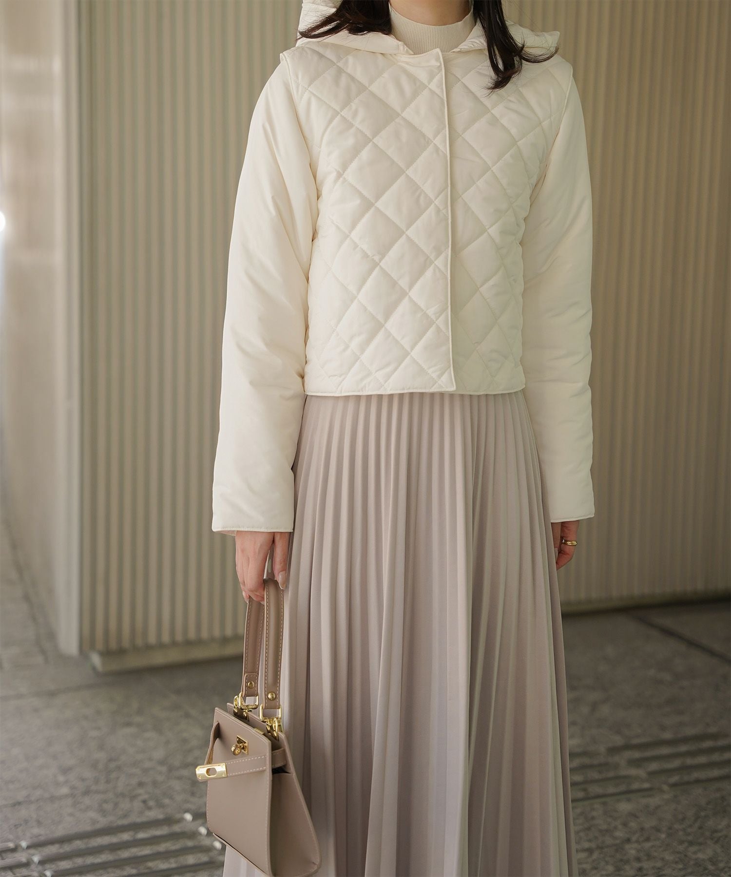 SPRING-SALE マルチway キルティング ジャケット HUIT 全3色｜hit241