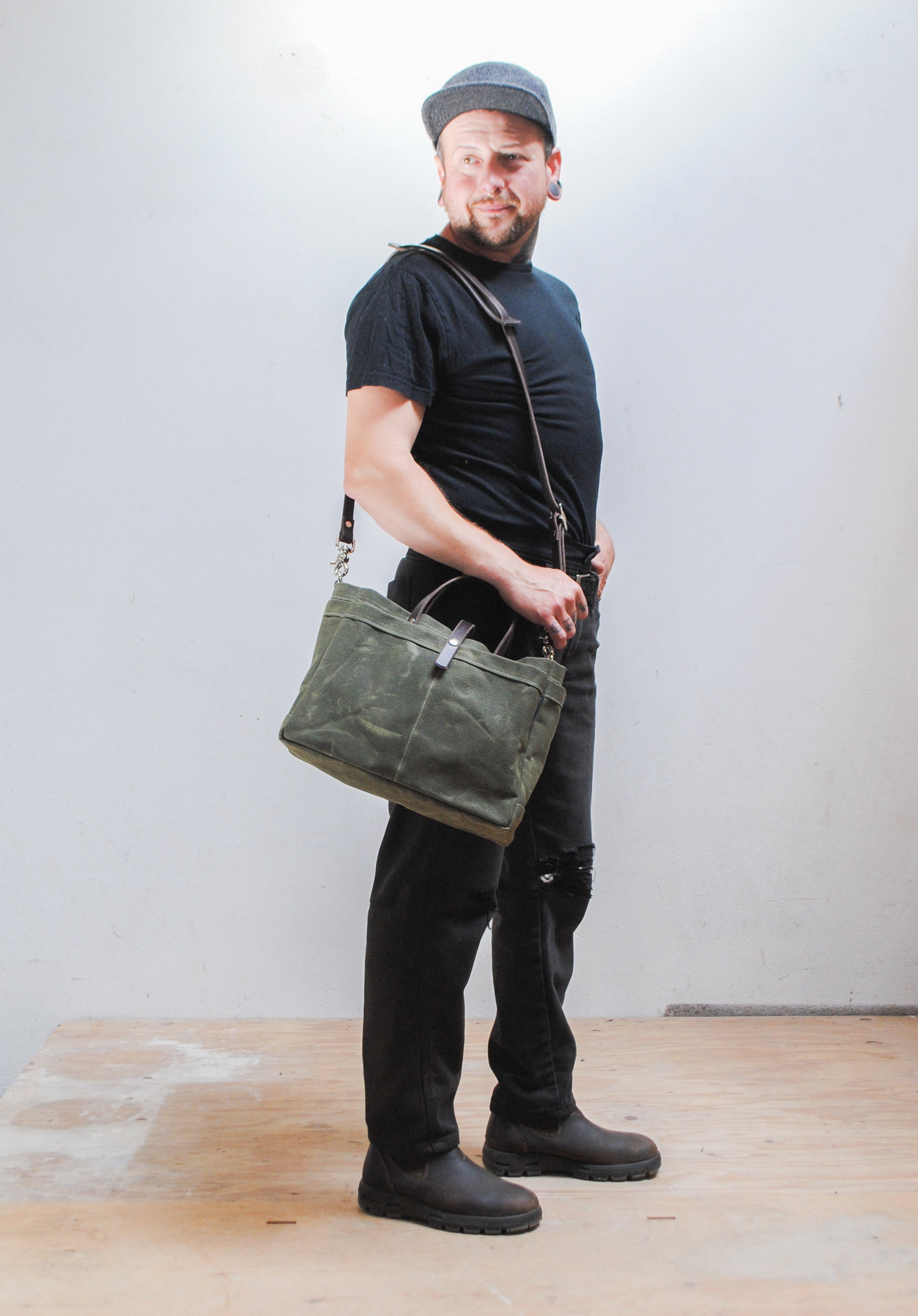 Waxed Canvas Tool Bag – Shift + Wheeler