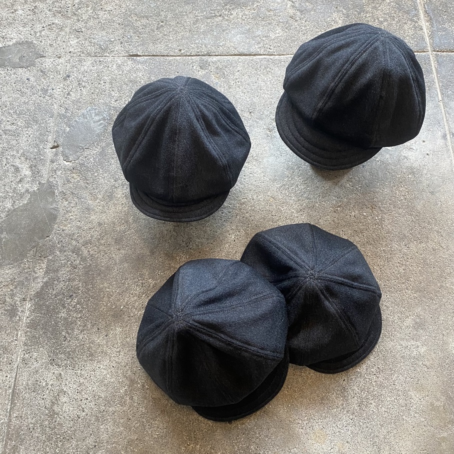 SIGNAL GARMENTS ORIGINAL ”Newsboy Cap” Cashmere Wool Charcoal