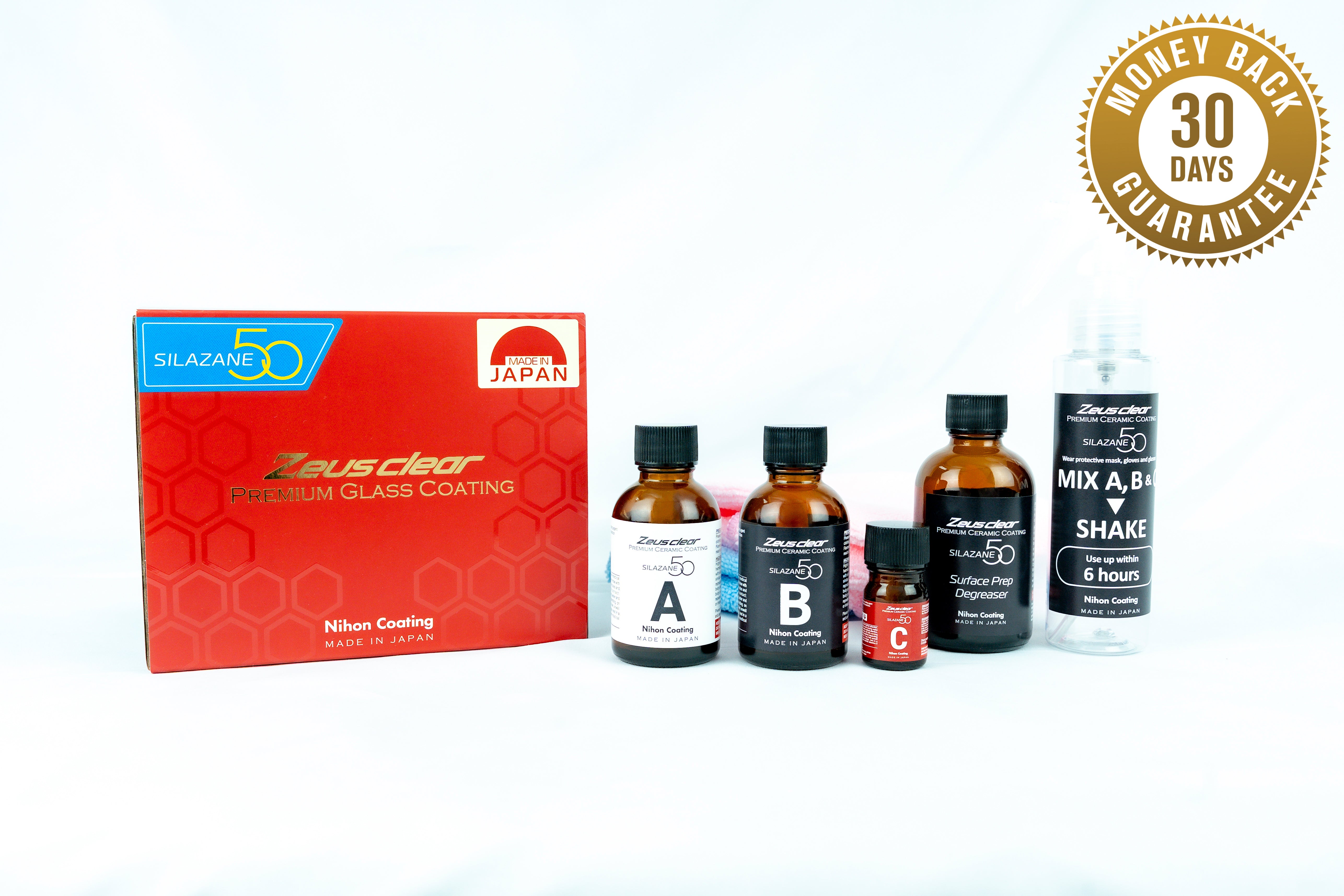 One-coat] Premium Ceramic Coating SILAZANE50 STARTER KIT