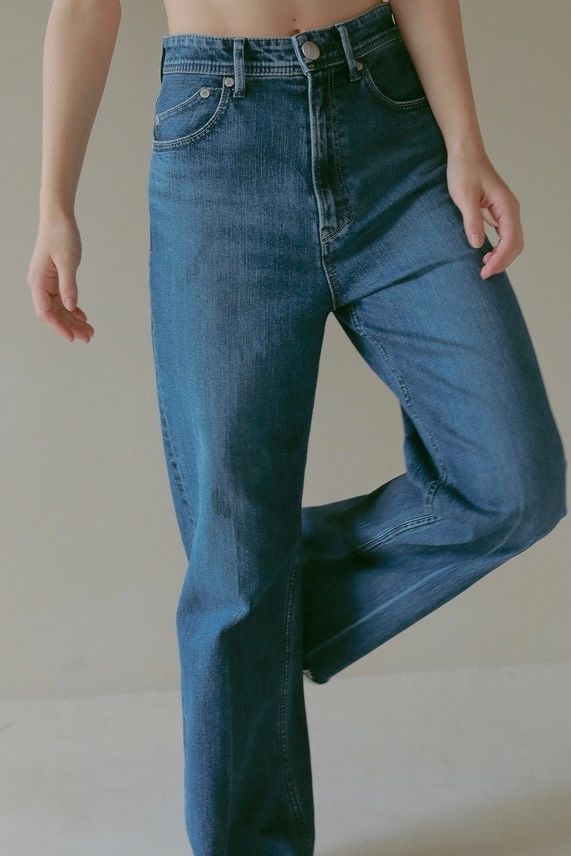 CASA FLINE - 【YANUK × CASA FLINE】CENTER PRESS STRAIGNT DENIM