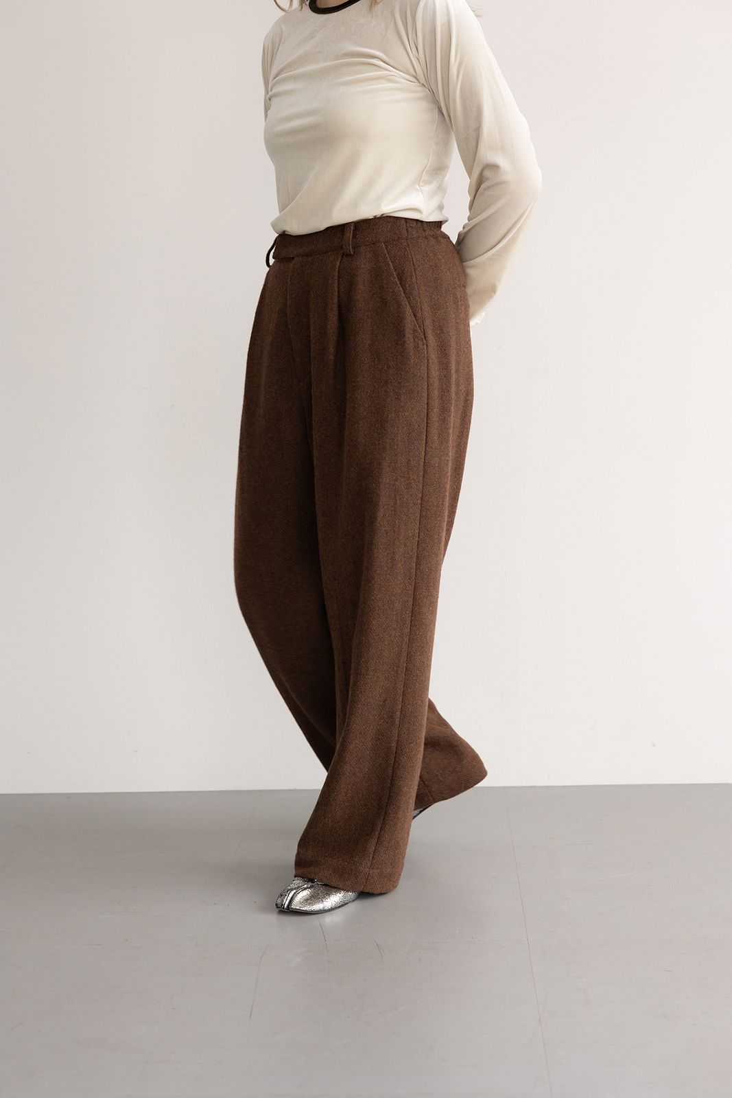 CAVEZA ROSSO - Straight Wool Pants / ストレートウールパンツ