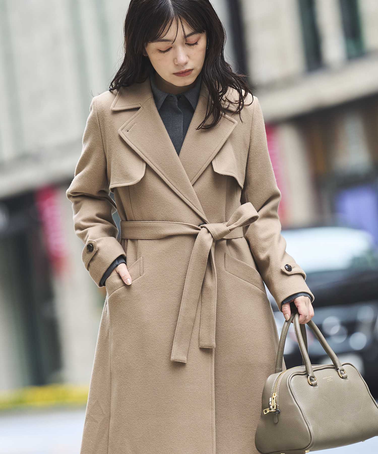 2WAY】 ウールトレンチフレアコート – Sirin Online Store