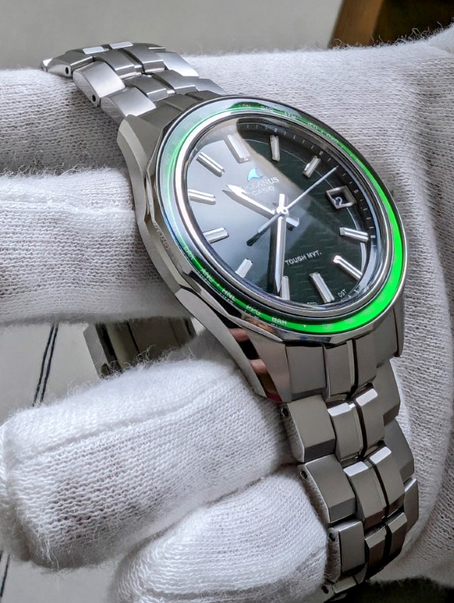 オシアナス【OCEANUS OCW-S400-3AJF】グリーンマンタ | 欲しいっなかい