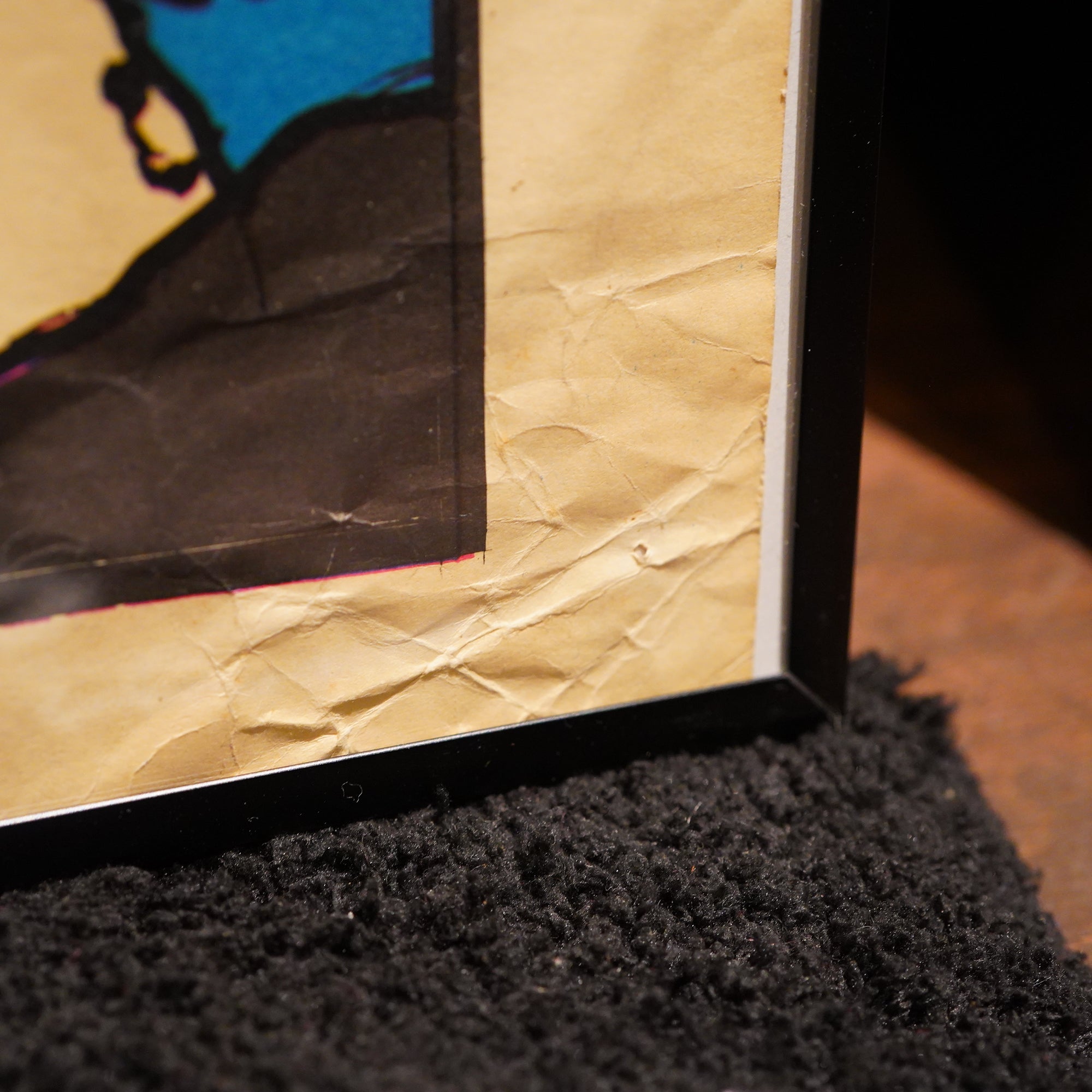 1970's ブラックライトポスター Yea, Though I Walk Thru the Valley