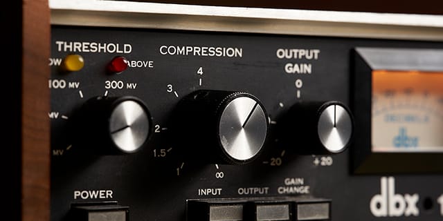 プラグイン・エフェクト 「dbx 160 Compressor Limiter」 | SONICWIRE
