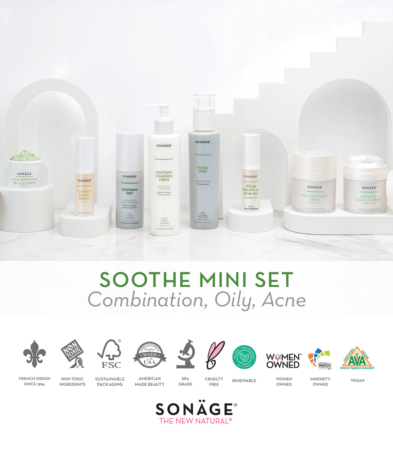 Soothing Mini Set For Sensitive Skin