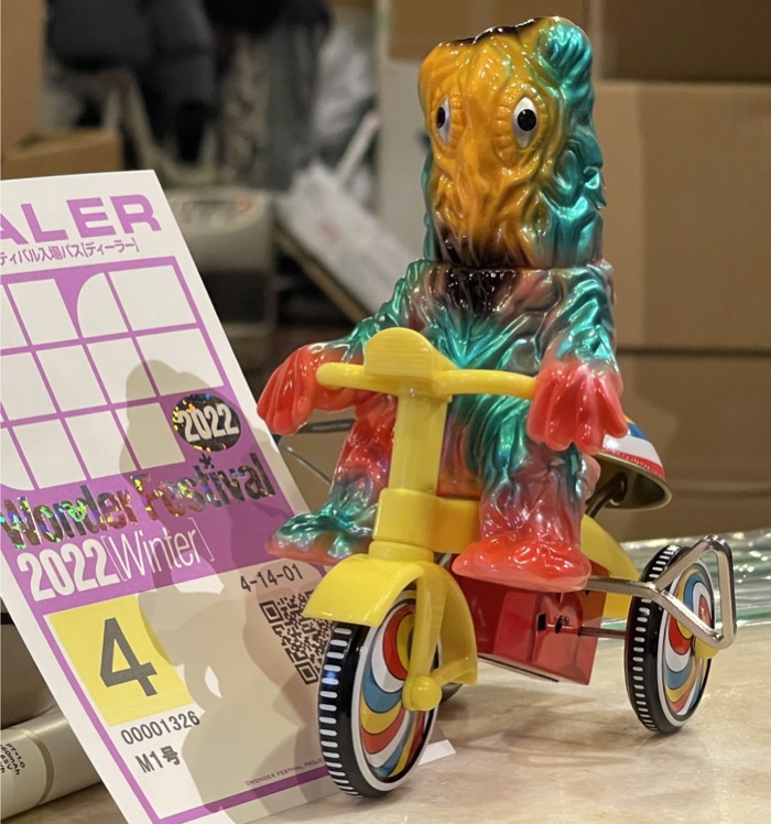 ワンダーフェスティバル2022[冬]」のM1号ブースに注目ソフビ続々