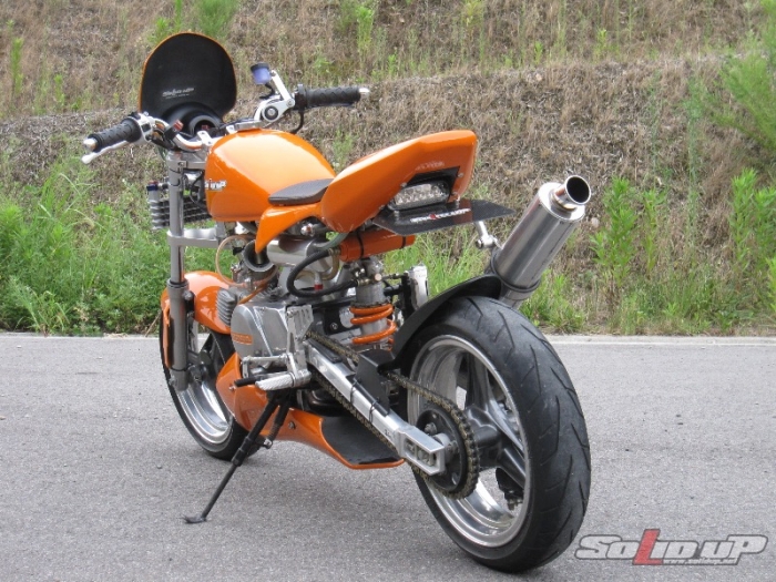 モンキー用 RスペックシートカウルTYPE-S ASSY / ソリッドアップ