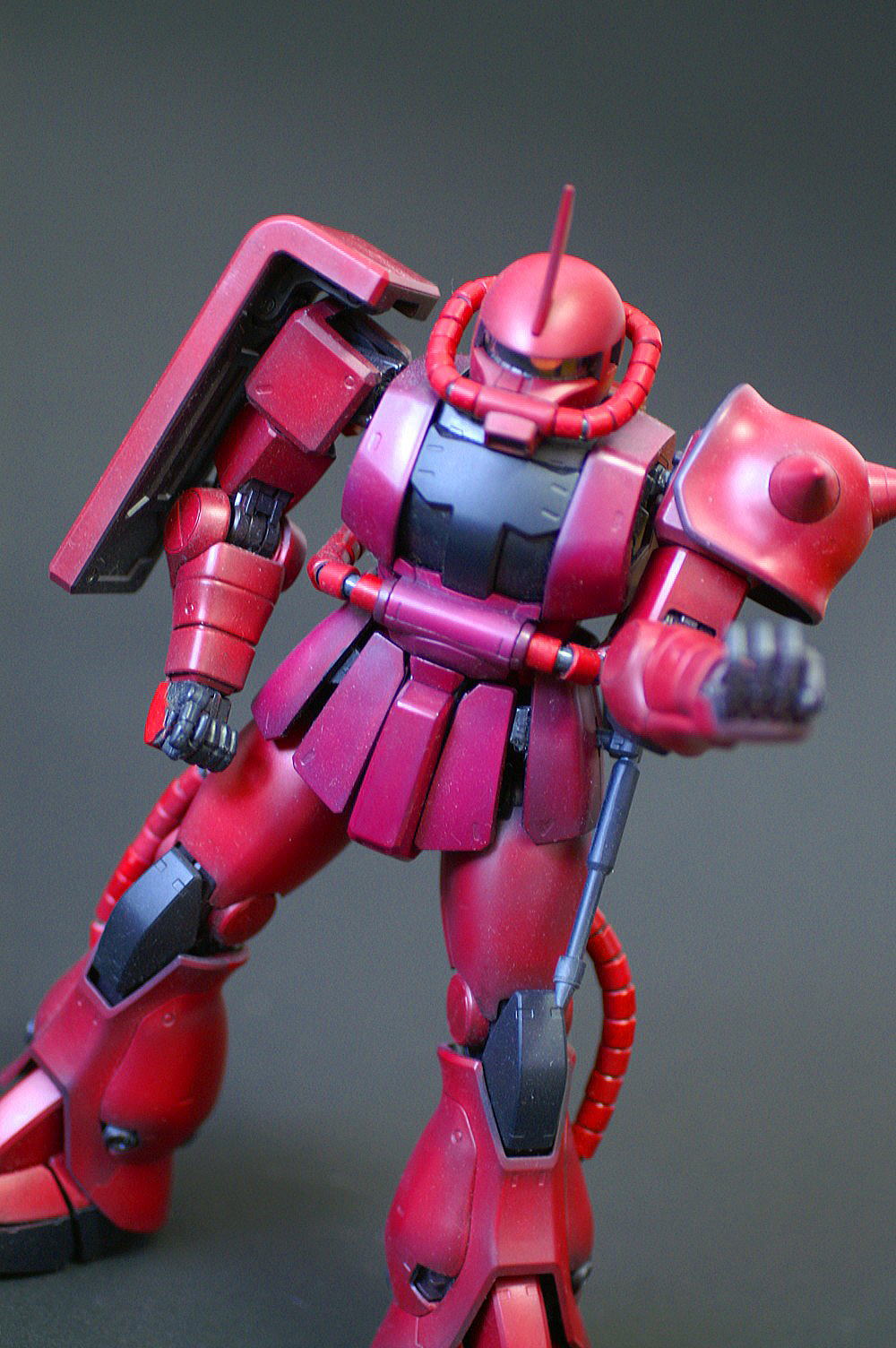 創楽 完成品ギャラリー『MG MS-06S シャア専用ザクⅡ Ver.2.0』｜創楽