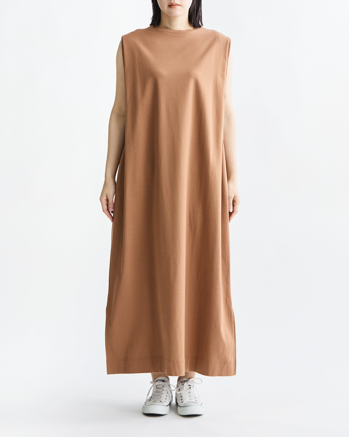 WOMEN】コットン コンパクトスーピマポンチ タックショルダー