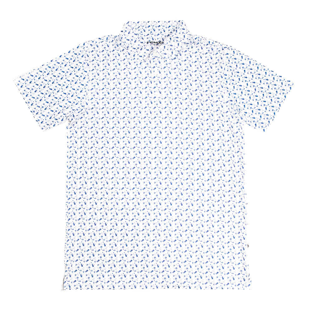 GREENOCH WHITE □ グリーノック（ホワイト）☆FENIX XCELL ポロシャツ