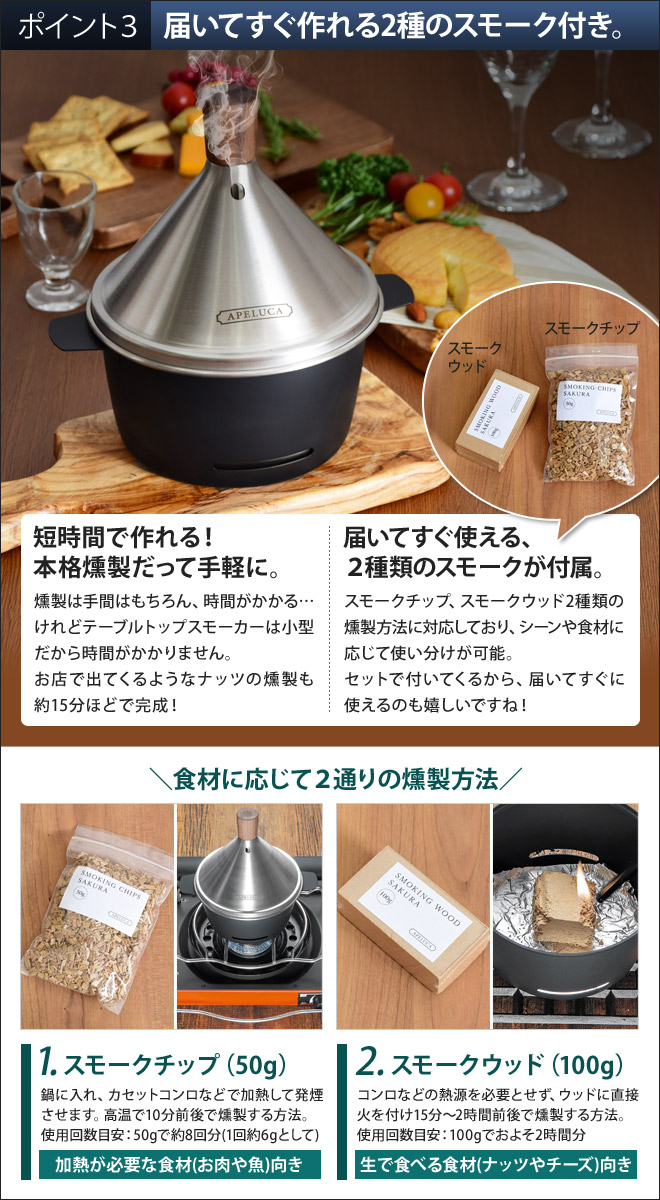 APELUCA テーブルトップスモーカー | セレクトショップ・AQUA（アクア）
