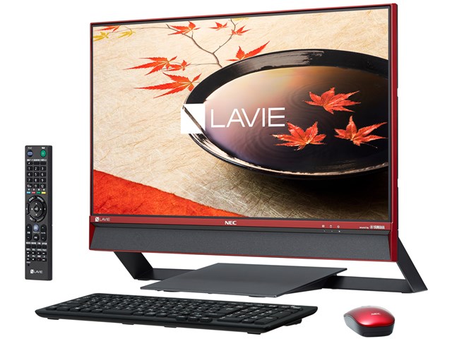 LAVIE Desk All-in-one DA770/FAR PC-DA770FAR [クランベリーレッド