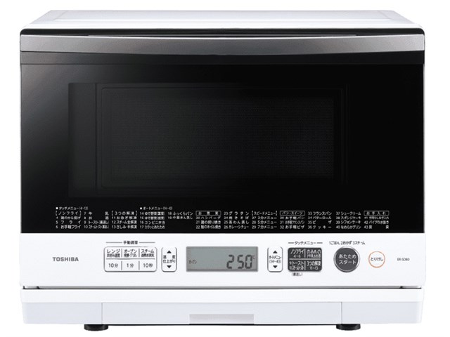 東芝 過熱水蒸気オーブンレンジ ER-SD80 (W) グランホワイト 石窯