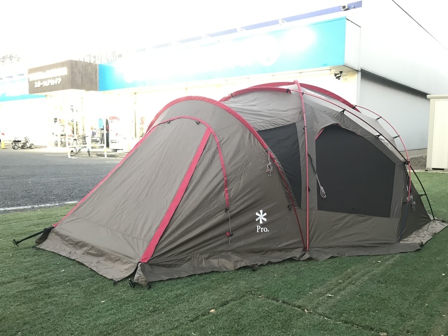 カンガルースタイルや連結におすすめ！スノーピーク「ドックドームPro