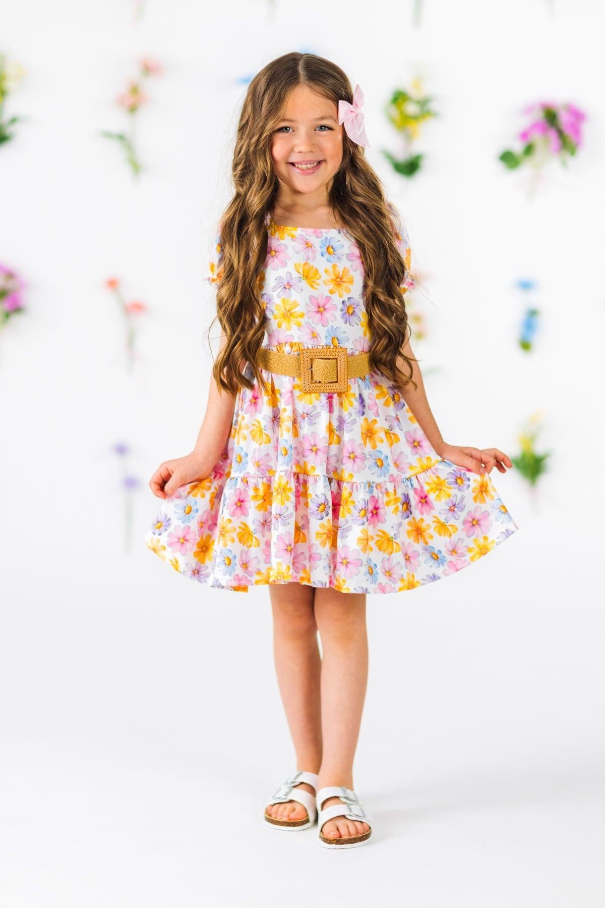 Colorful Daisy Dress | Matching Mom & Me Clothing – Sparkle In Pink