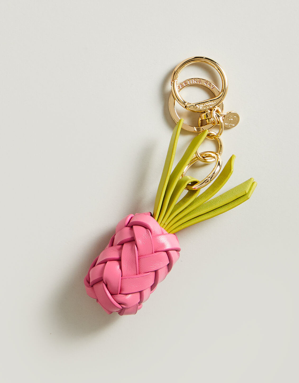Pineapple Keychain Pink/Green - $36.00