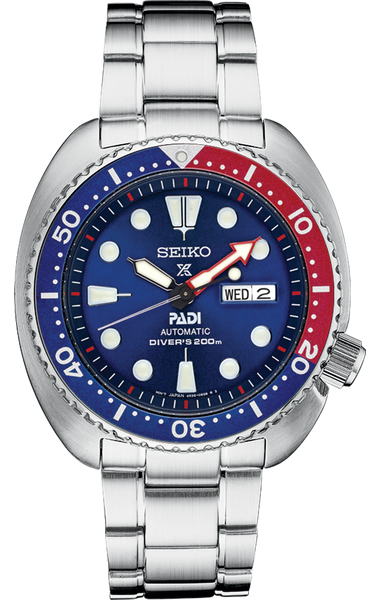 Seiko Prospex PADI Special Edition Diver's Watch vibrant Blue Dial