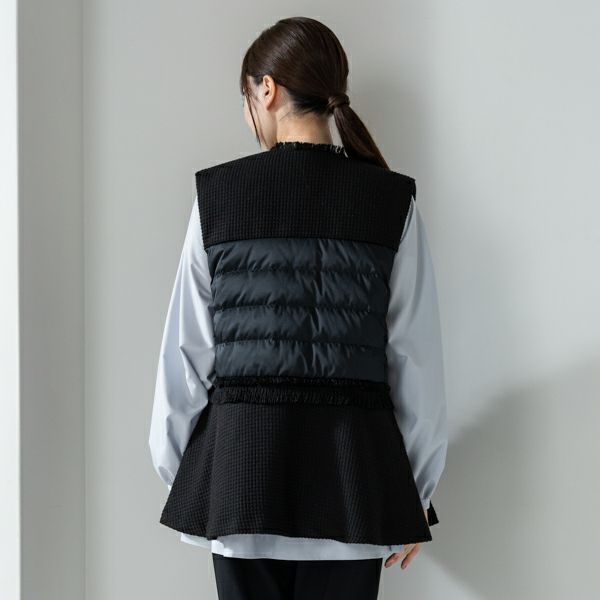 FINAL SALE】【返品不可】【SONO】ツイーディペプラムベスト