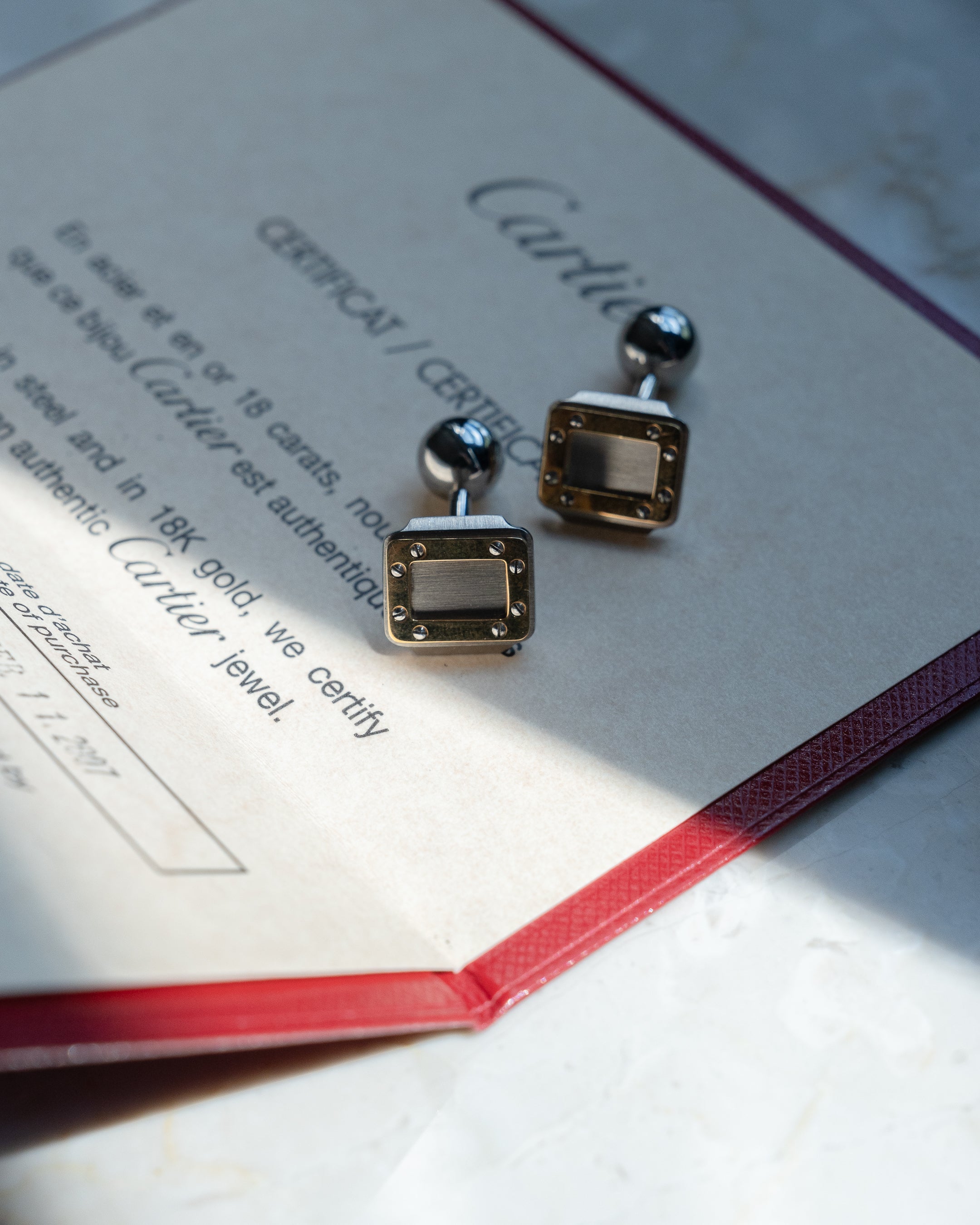 サントス ドゥ カルティエ カフスボタン ​​- 2007 ref 12081663